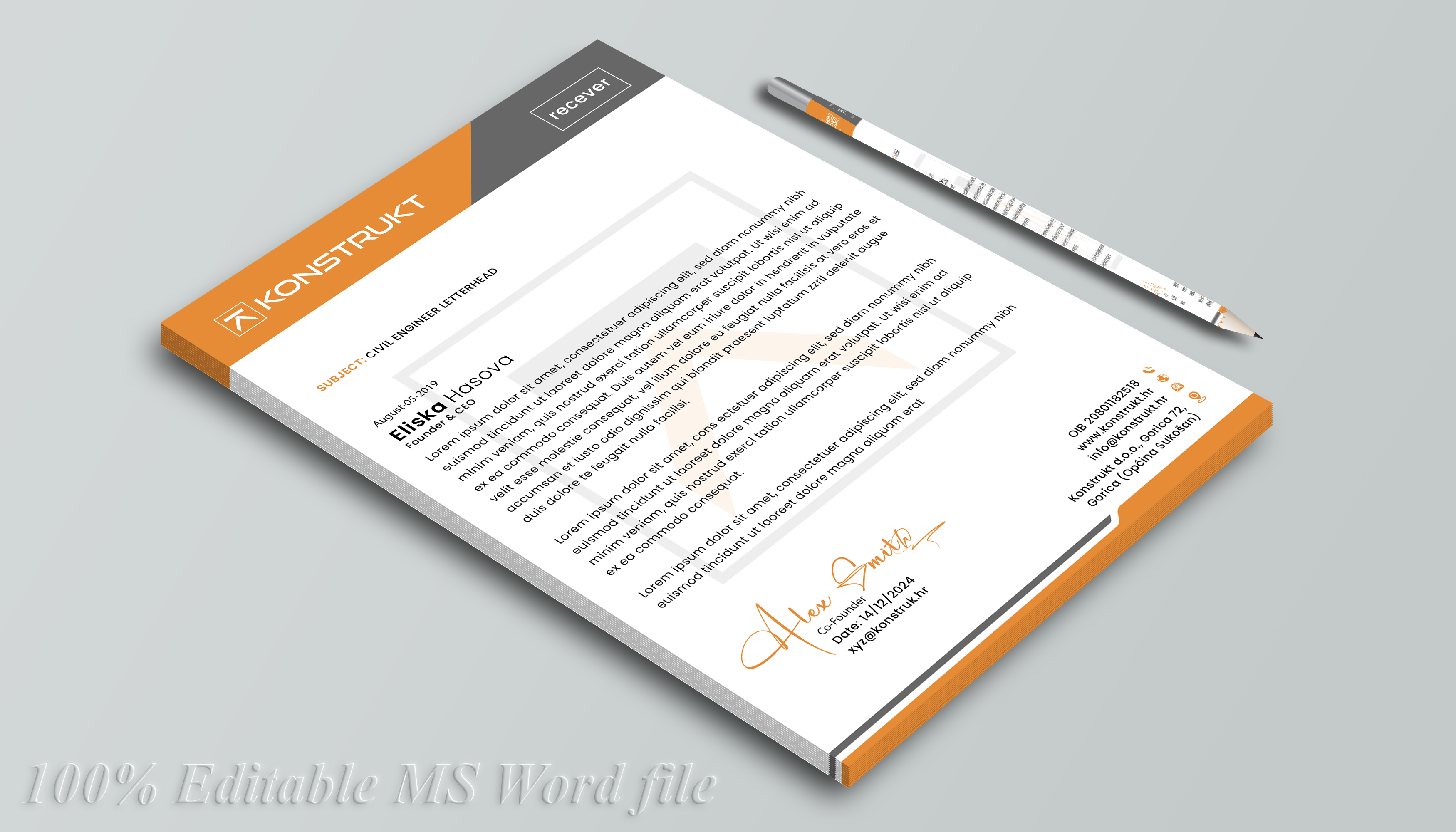 Letterhead Design by DesignerShahadat for this project | Design #34357468