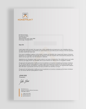 Letterhead Design by chandrayaan.creative for this project | Design: #34345738