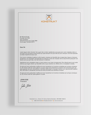 Letterhead Design by chandrayaan.creative for this project | Design: #34381488