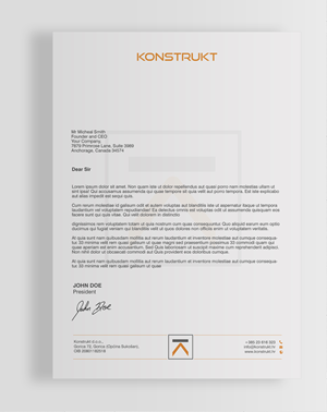 Letterhead Design by chandrayaan.creative for this project | Design: #34381610