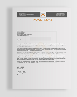 Letterhead Design by chandrayaan.creative for this project | Design: #34381644