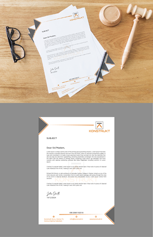 Letterhead Design by fly  design for this project | Design: #34367823