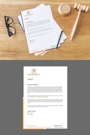 Letterhead Design by fly  design for this project | Design: #34376556