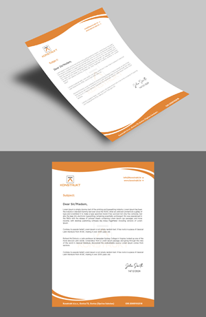 Letterhead Design by fly  design for this project | Design: #34384546