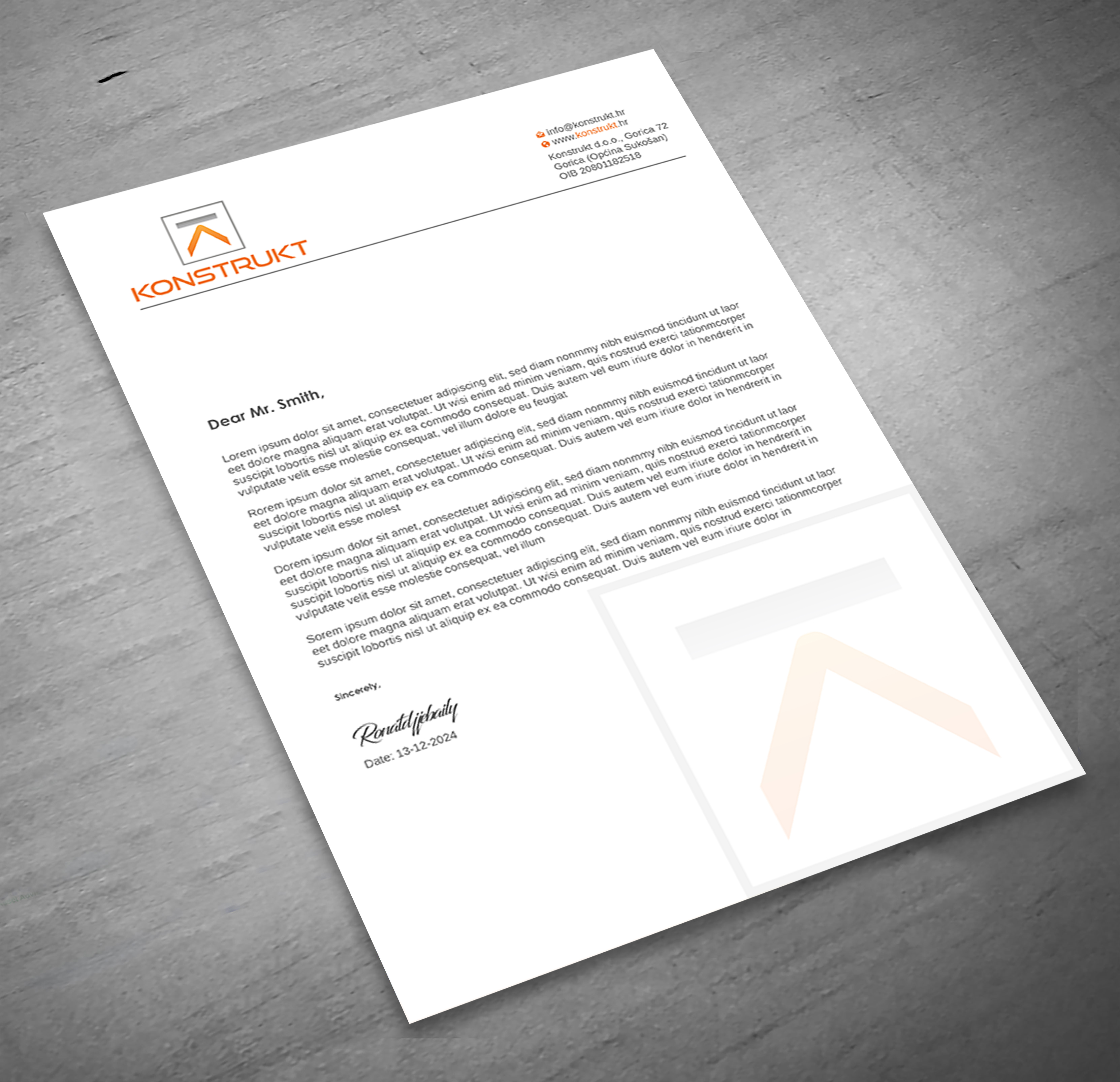 Letterhead Design by Imagine design000 for this project | Design #34339432