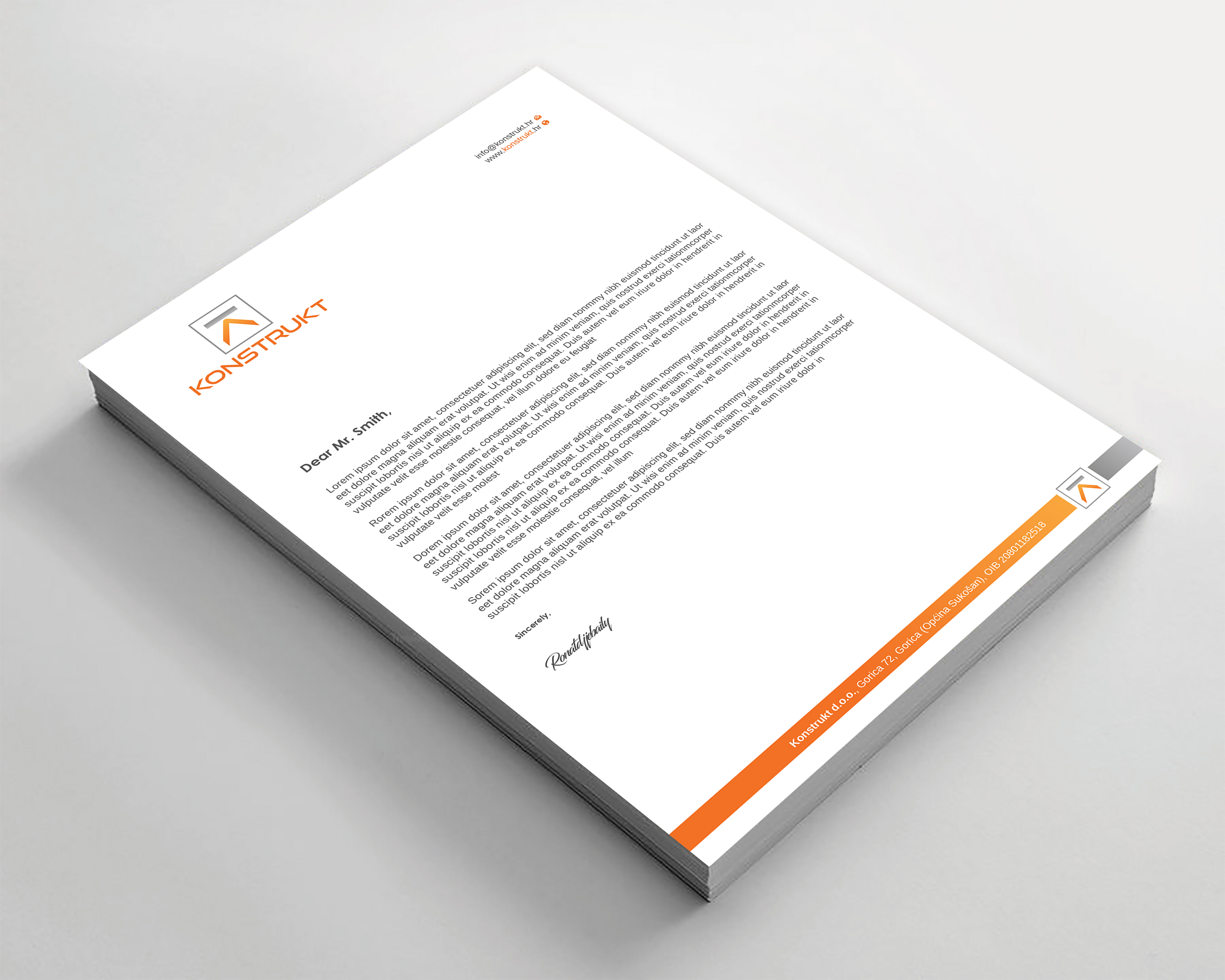 Letterhead Design by Imagine design000 for this project | Design #34339443