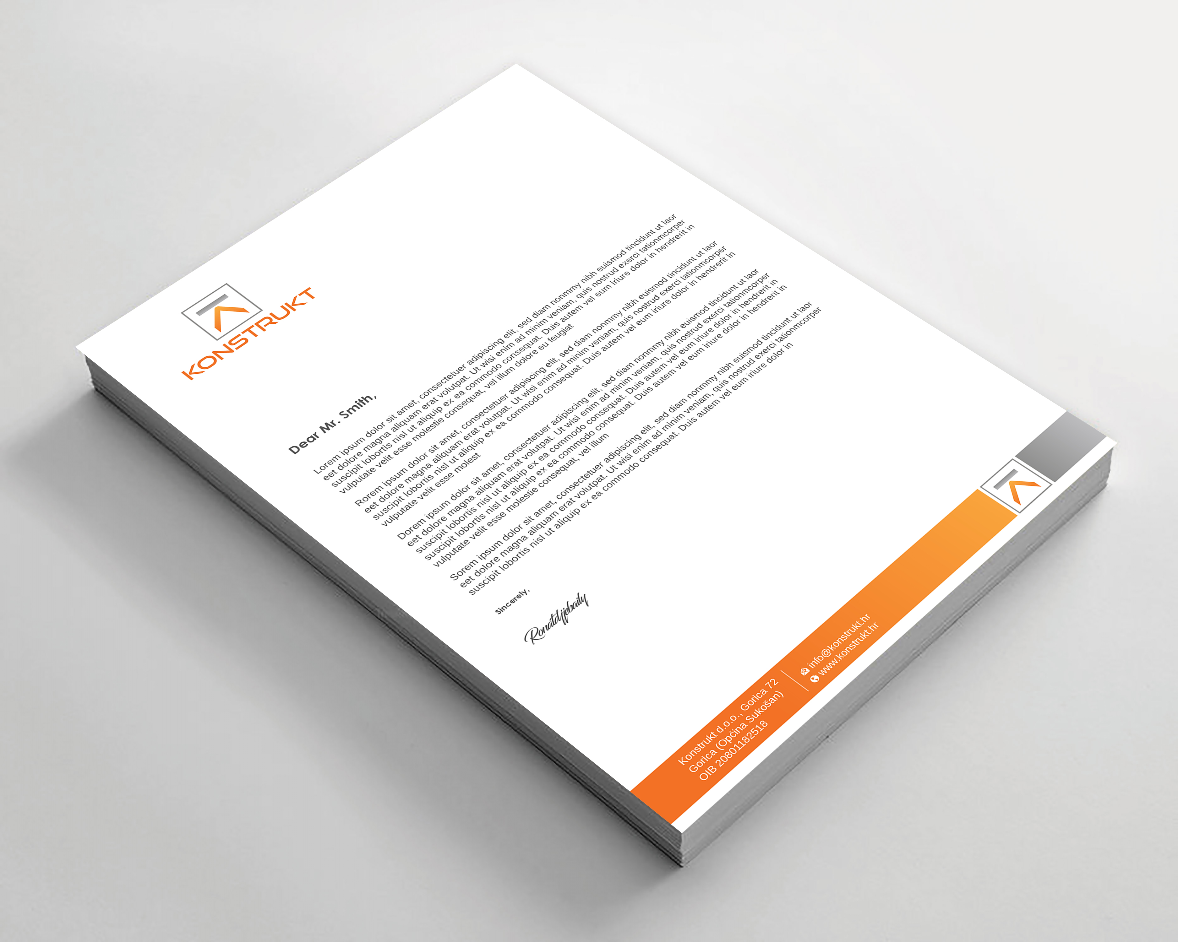 Letterhead Design by Imagine design000 for this project | Design #34339447