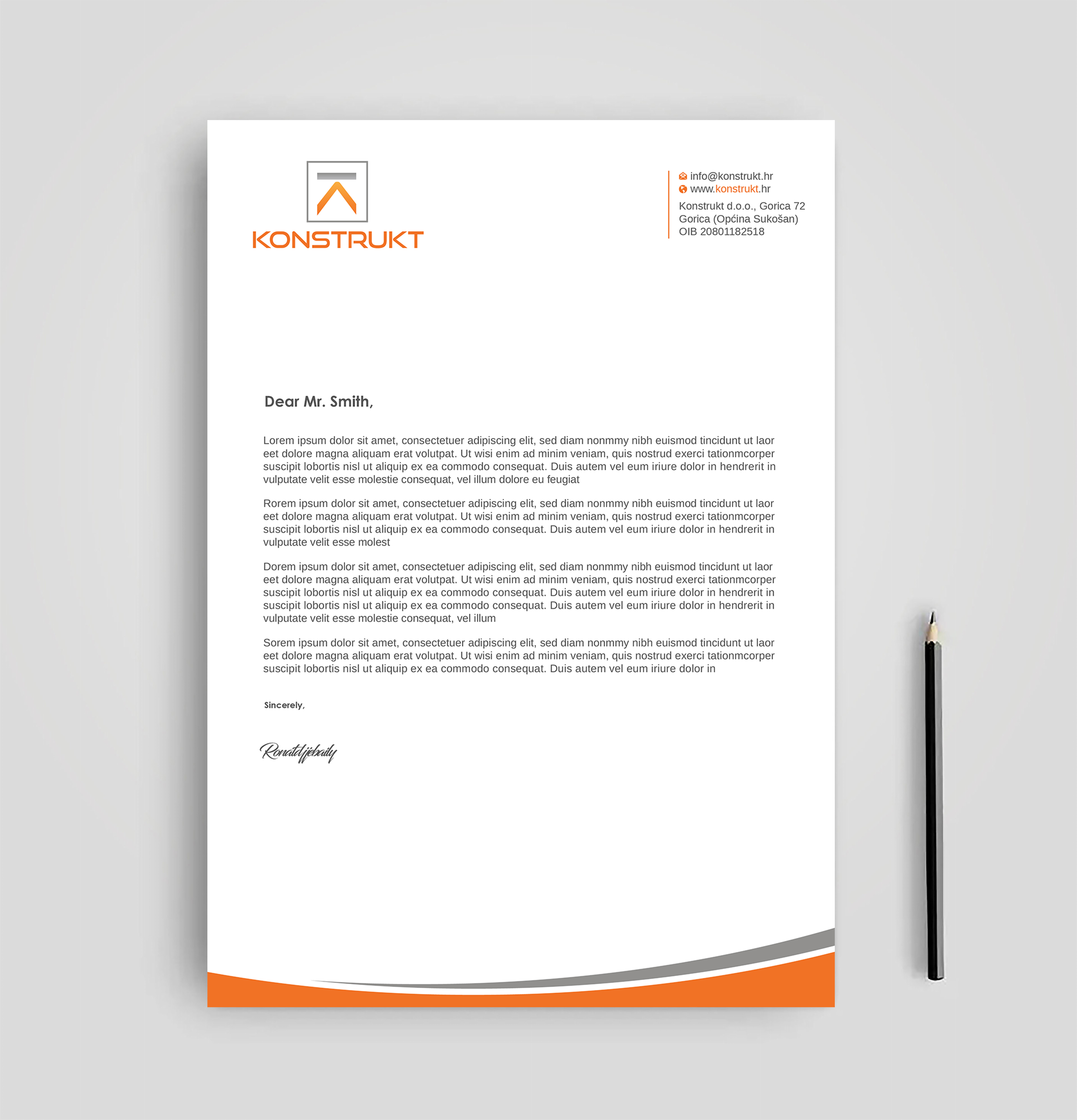 Letterhead Design by Imagine design000 for this project | Design #34339457