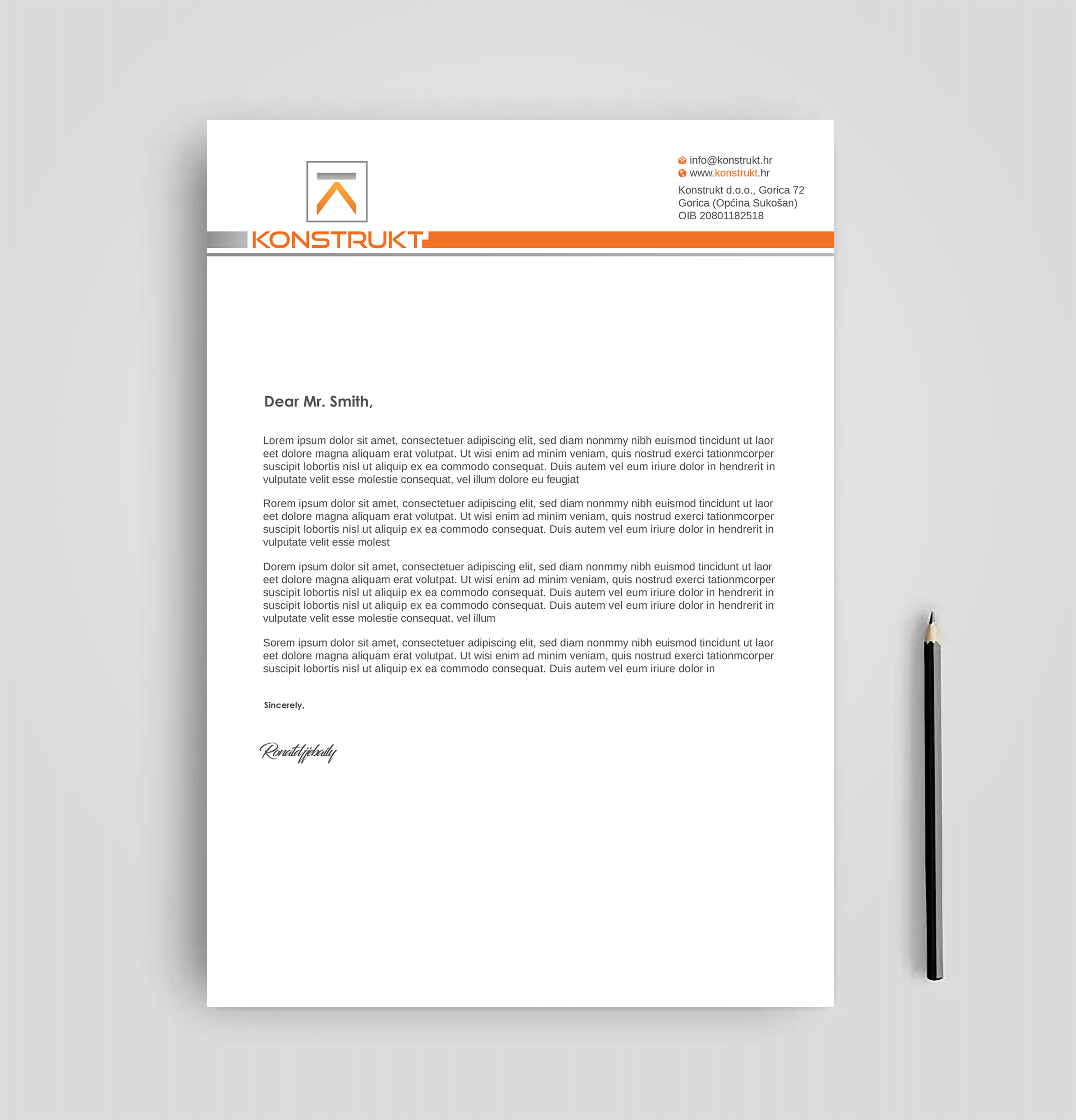 Letterhead Design by Imagine design000 for this project | Design #34339464