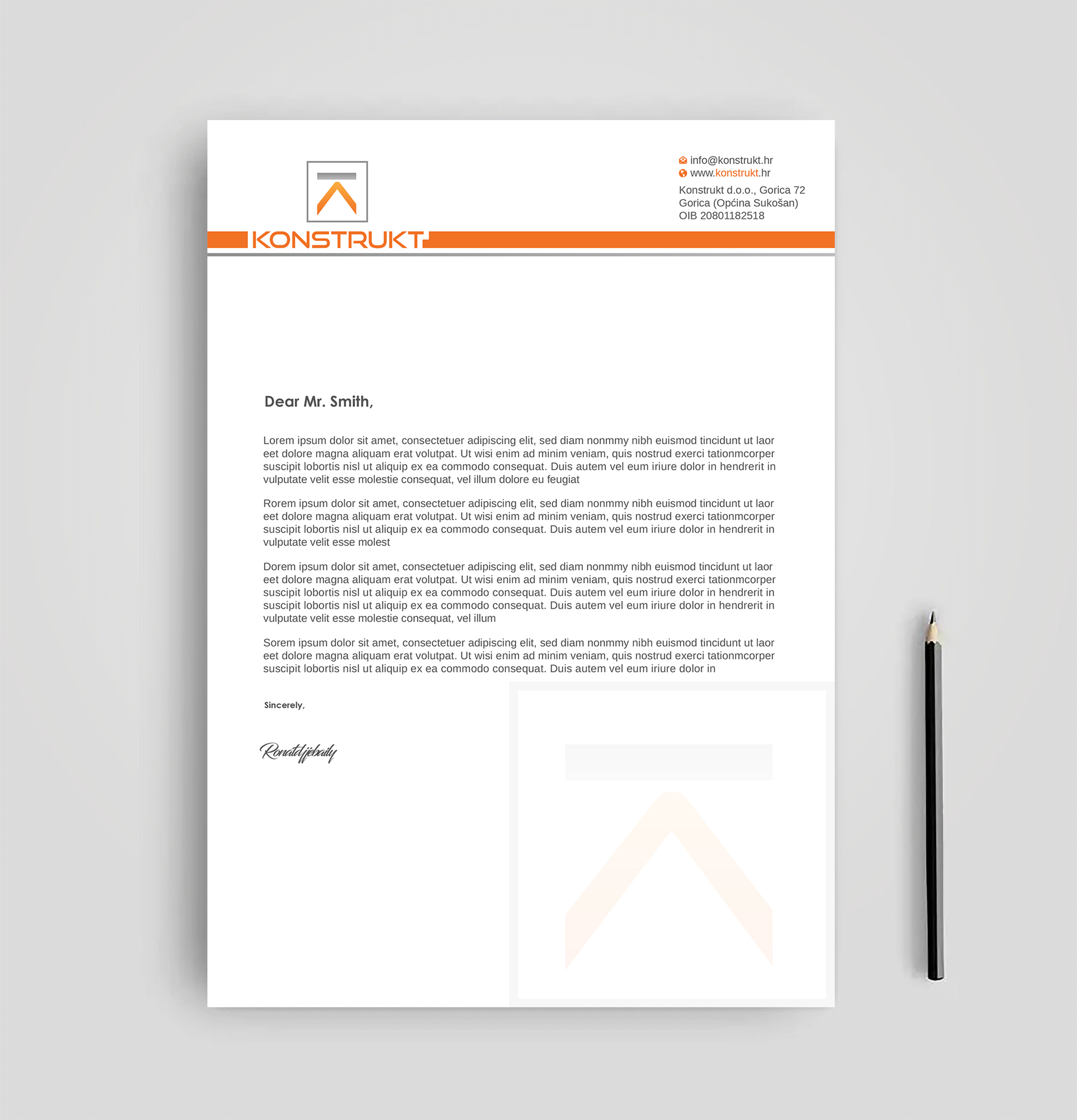 Letterhead Design by Imagine design000 for this project | Design #34339466
