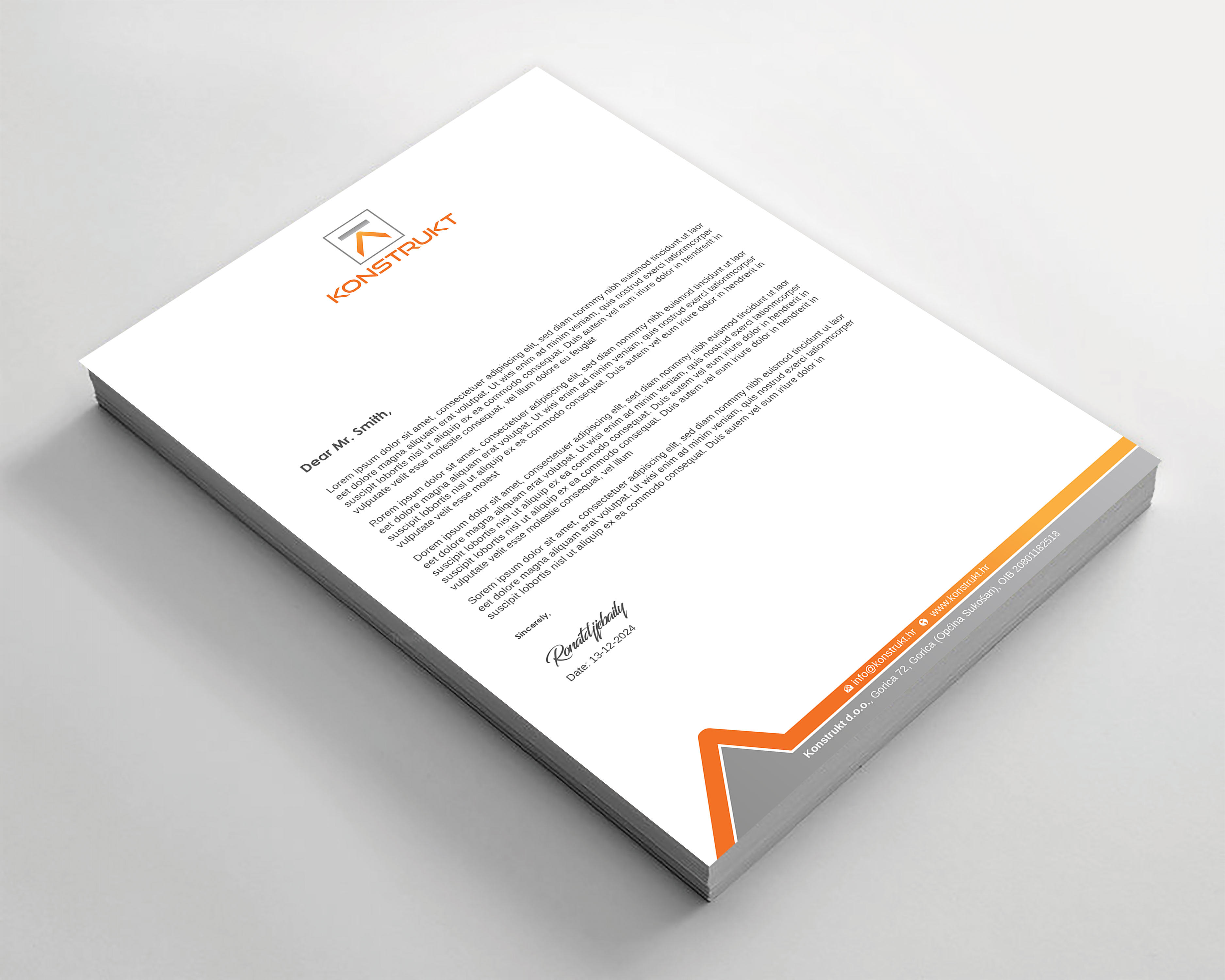 Letterhead Design by Imagine design000 for this project | Design #34341243