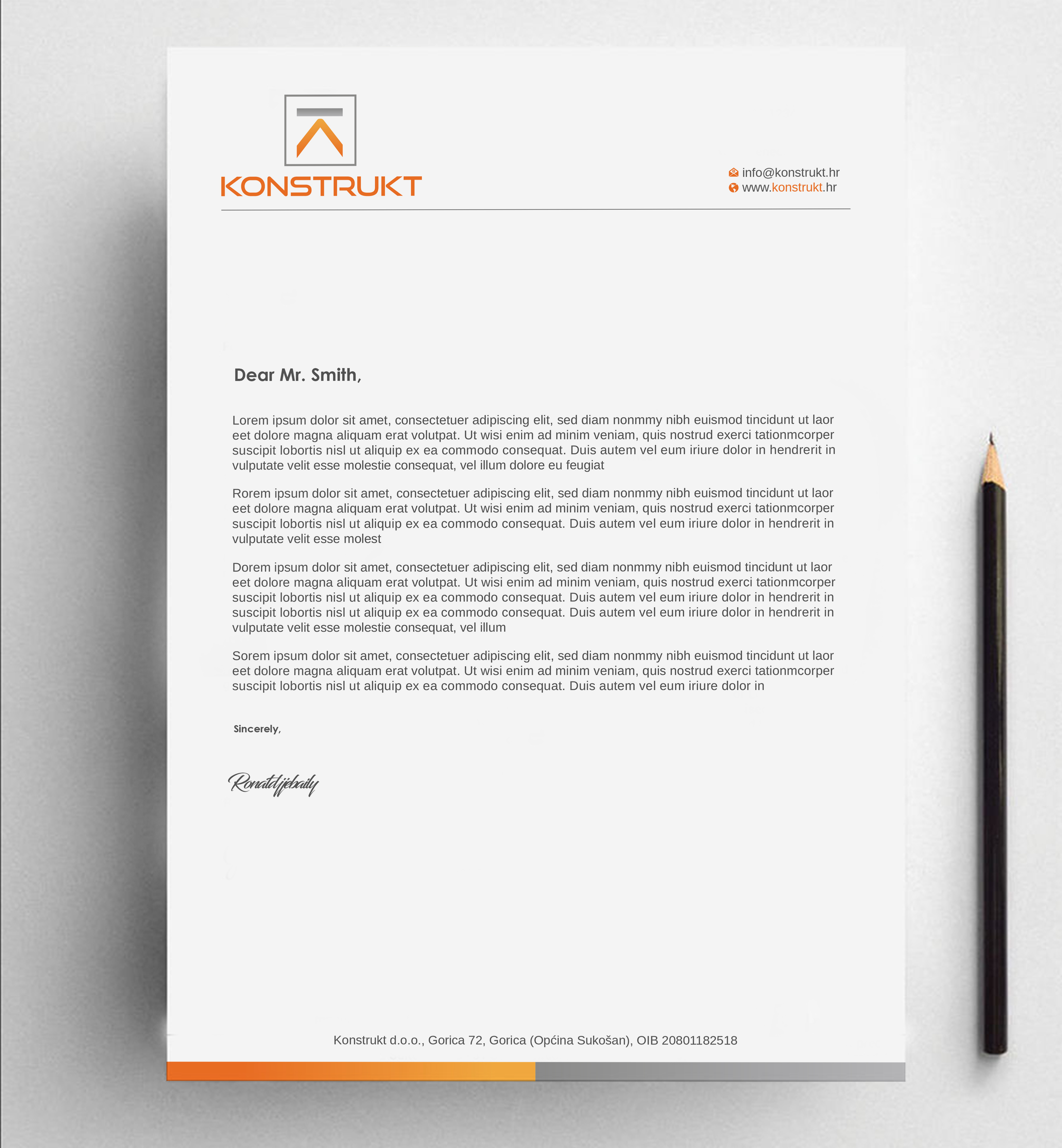 Briefkopf-Design von Imagine design000 für dieses Projekt | Design #34341473