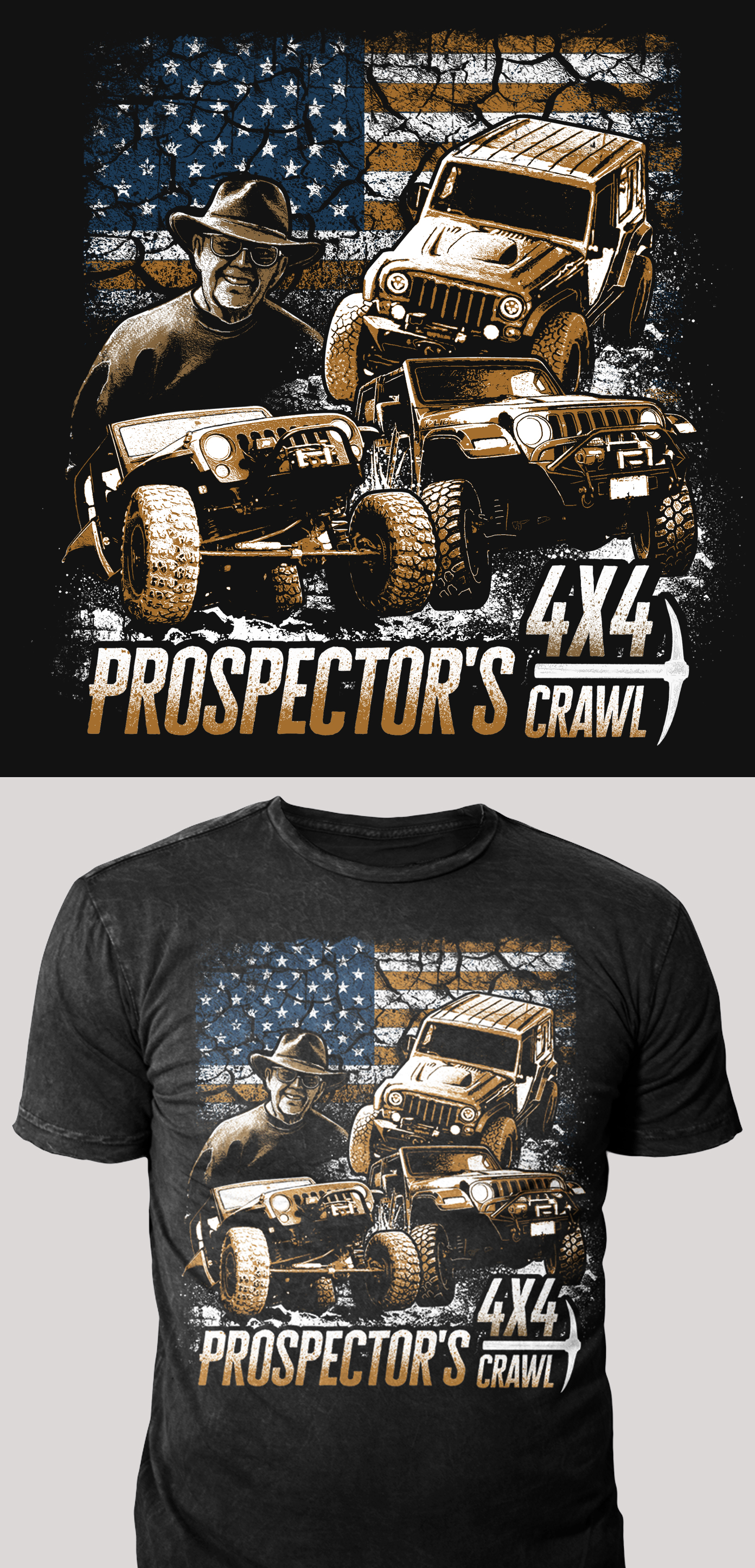 T-shirt Design by APHOTIC APPAREL for The Bakersfield Trailblazers | Design #34344817