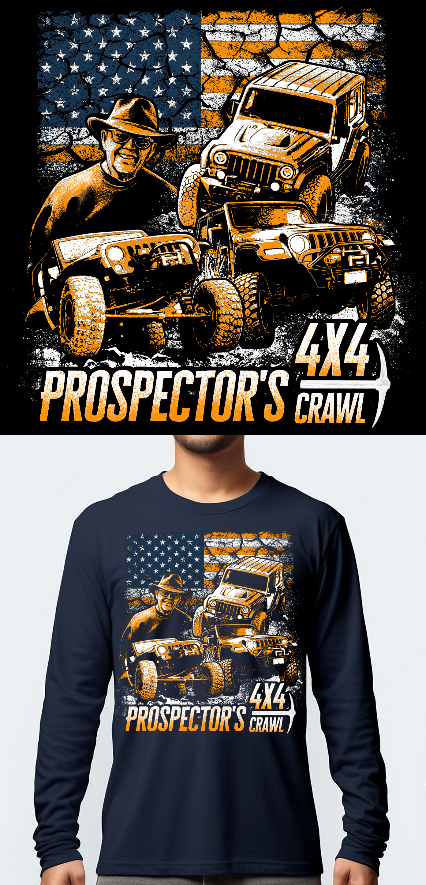 T-Shirt-Design von APHOTIC APPAREL für The Bakersfield Trailblazers | Design #34349421