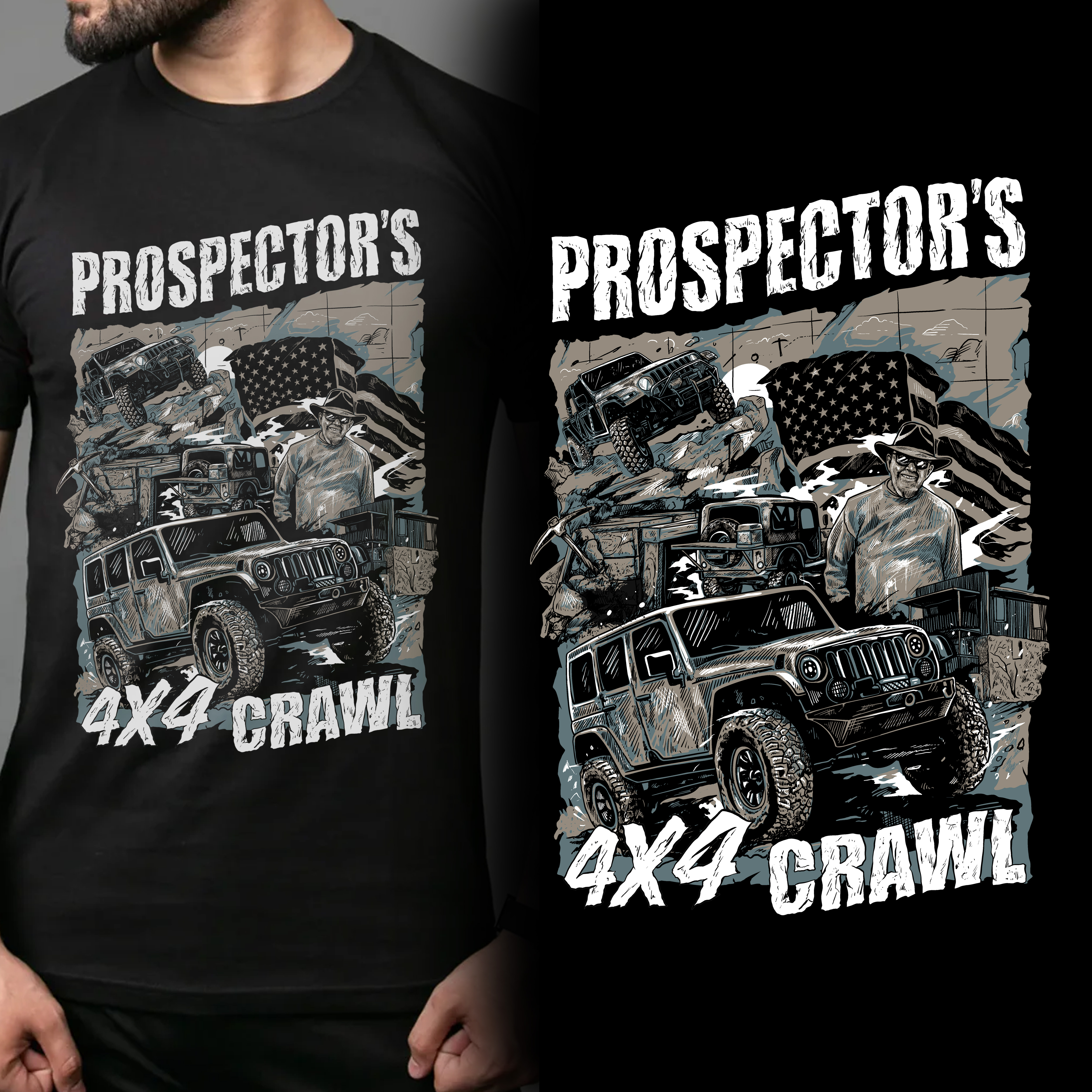 T-shirt Design by joneerror for The Bakersfield Trailblazers | Design #34343905