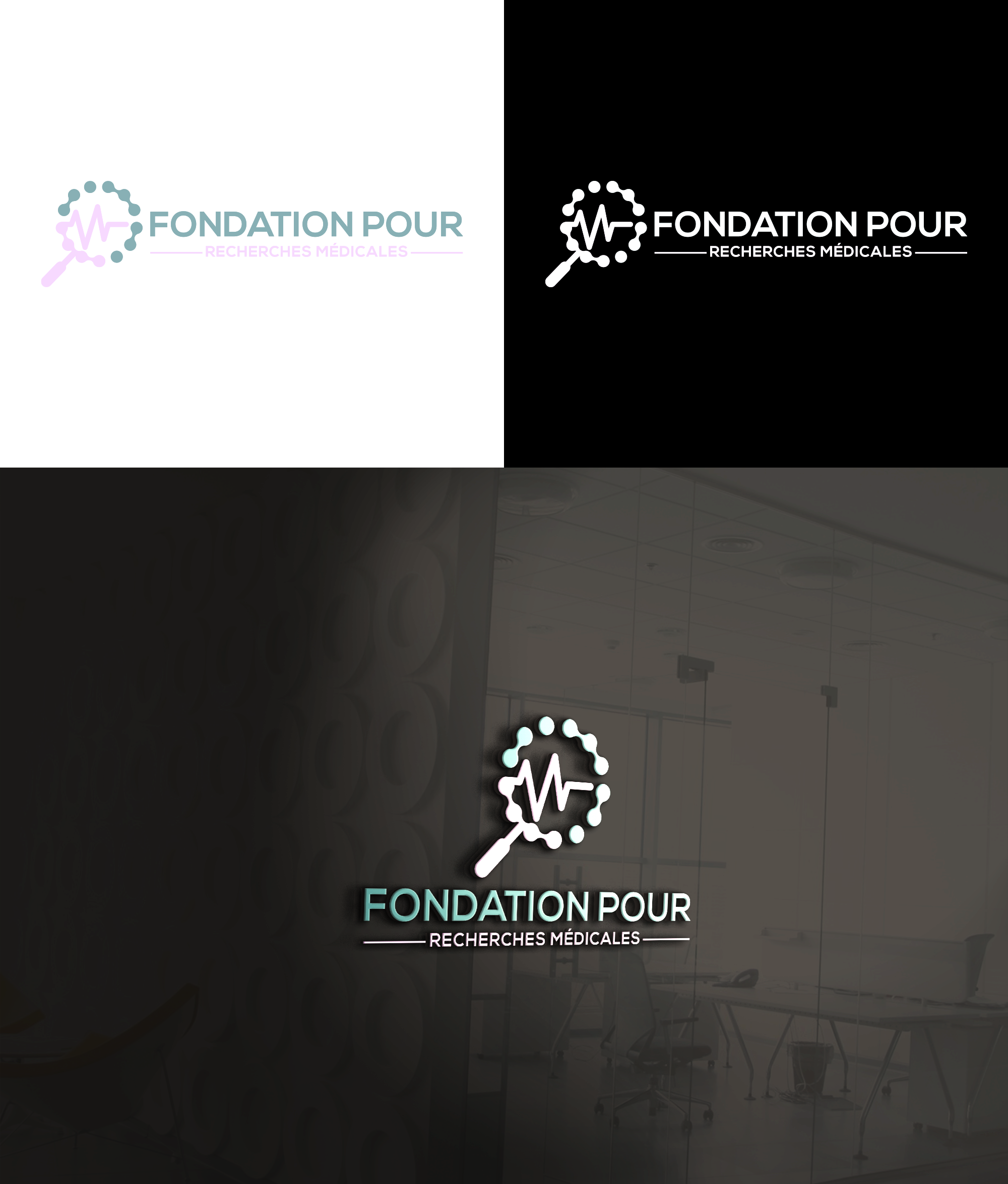Logo Design by RA-bica for Fondation pour Recherches Médicales | Design #34376176