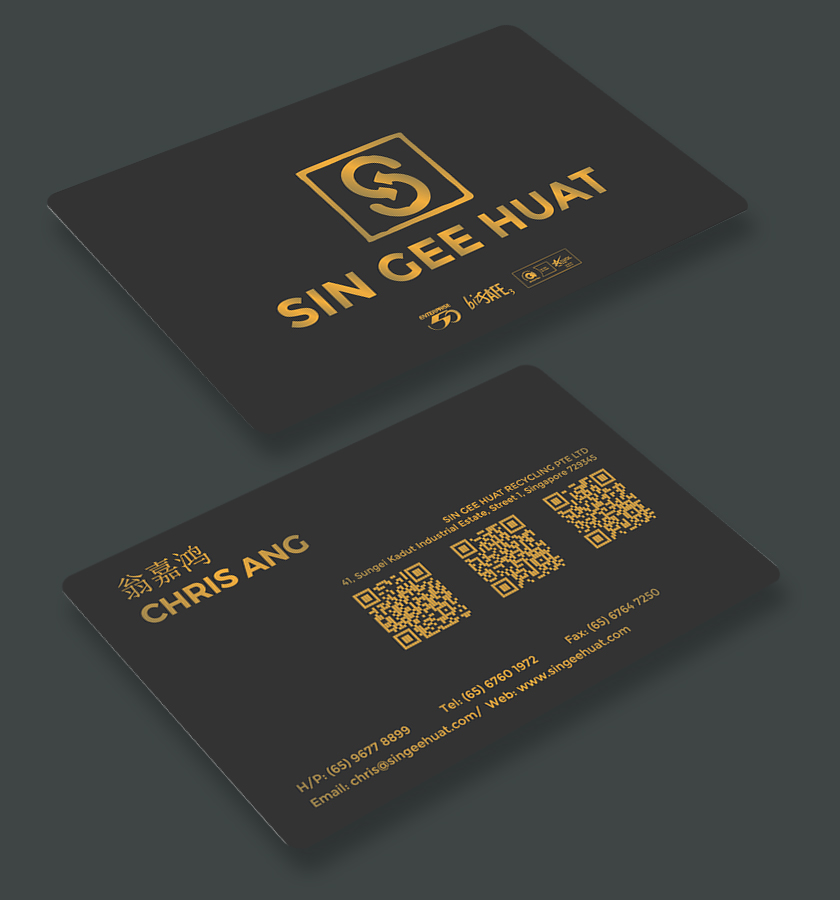 Diseño de Tarjeta de Presentación por LENTERA DESIGN 2 para Sin Gee Huat Recycling | Diseño #34394433
