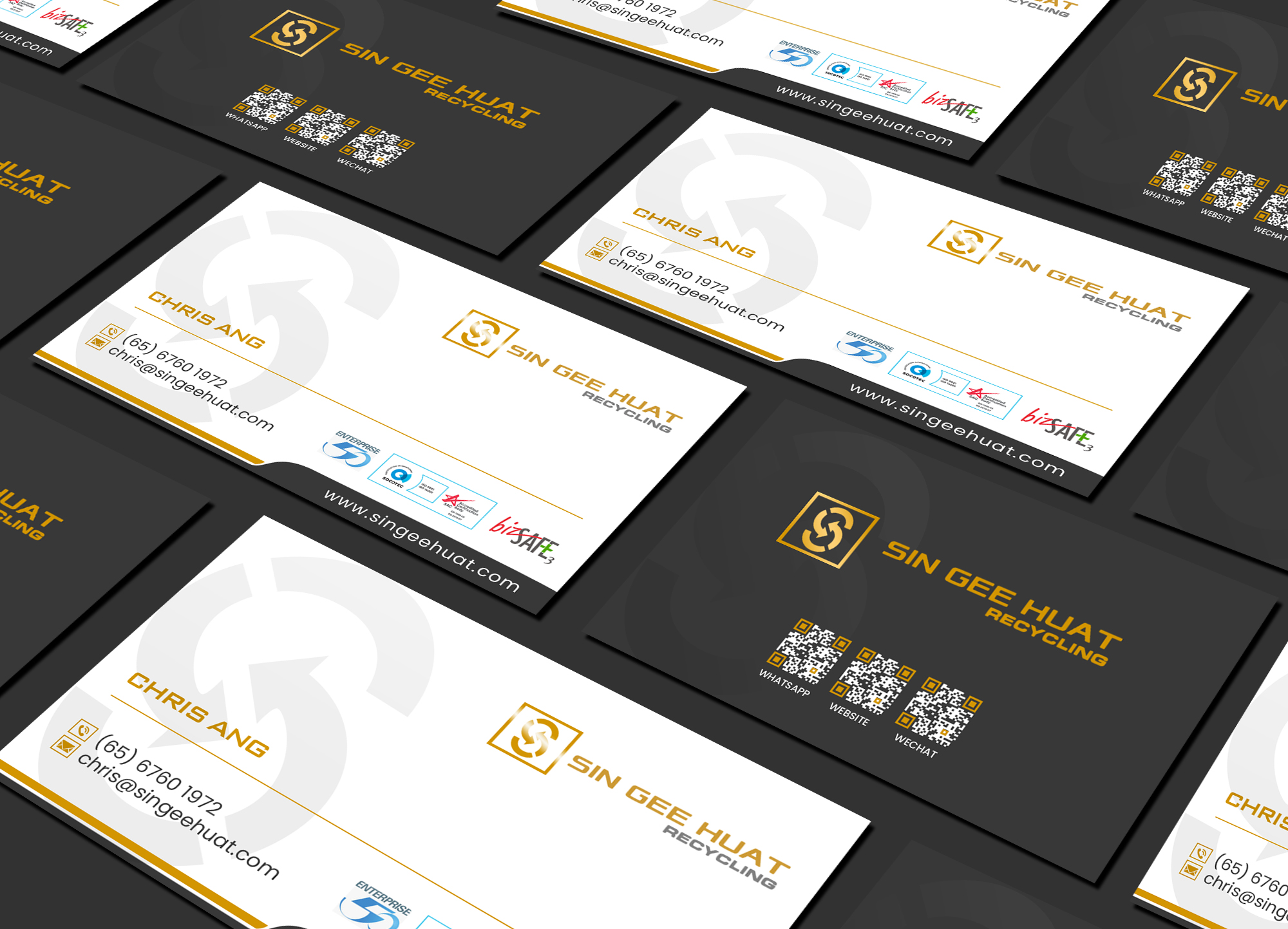 Diseño de Tarjeta de Presentación por Creations Box 2015 para Sin Gee Huat Recycling | Diseño #34365919