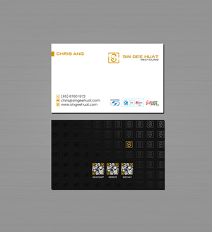 Visitenkarten-Design von Creations Box 2015 für Sin Gee Huat Recycling | Design: #34365921