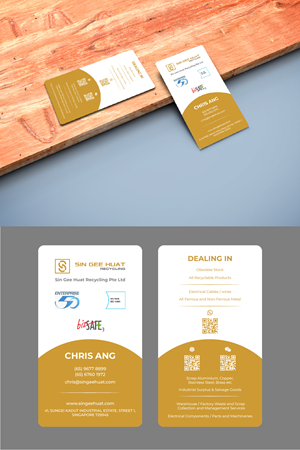 Business Card Design by fly  design for Sin Gee Huat Recycling | Design: #34367908