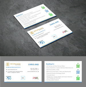 Business Card Design by fly  design for Sin Gee Huat Recycling | Design: #34367909