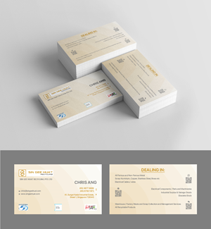 Visitenkarten-Design von fly  design für Sin Gee Huat Recycling | Design: #34384538