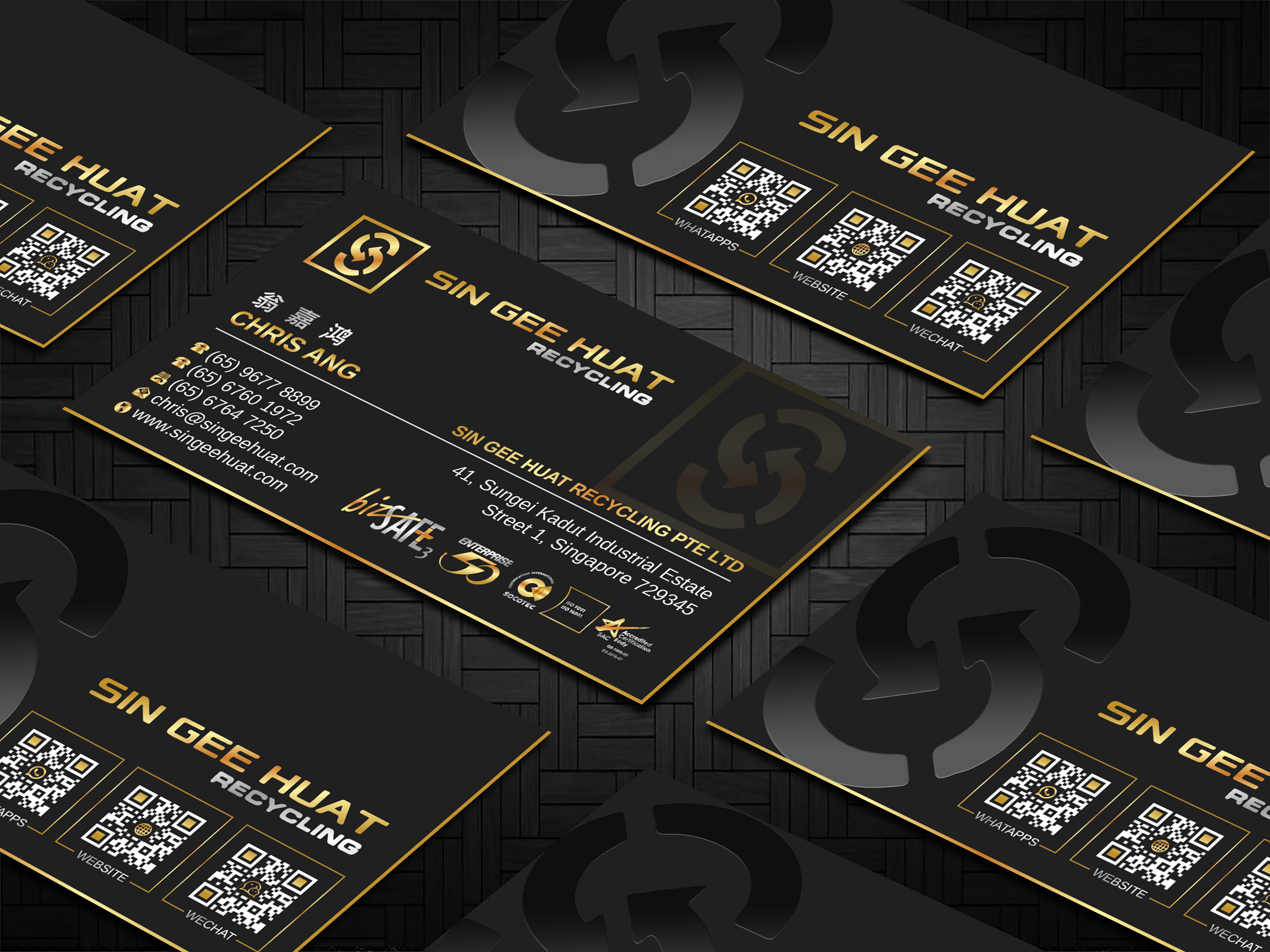 Design de Carte de Visite par Imagine design000 pour Sin Gee Huat Recycling | Design #34351289