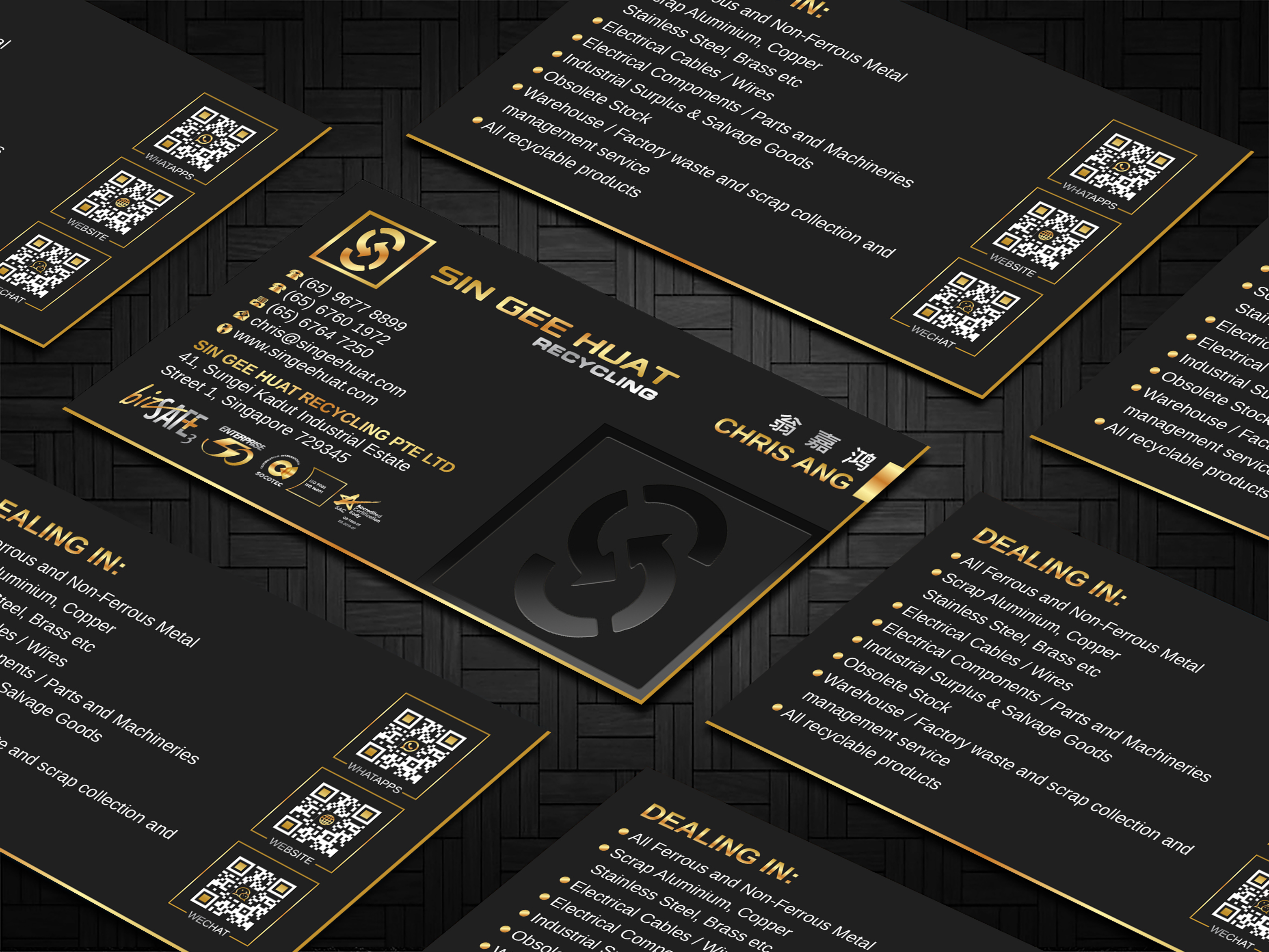 Design de Carte de Visite par Imagine design000 pour Sin Gee Huat Recycling | Design #34352019
