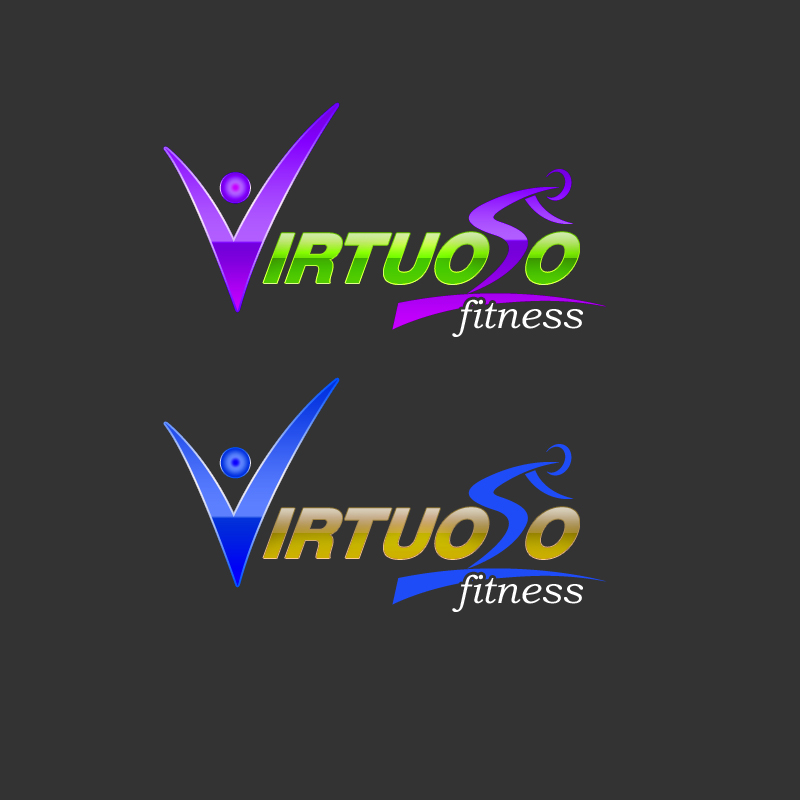 Logo Design by Alfie Tubillara for Virtuoso Fitness | Design #70505