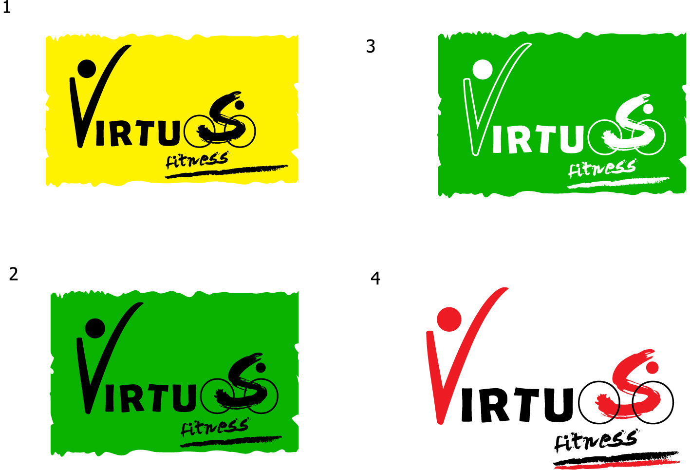 Logo Design by Cláudia Polónia for Virtuoso Fitness | Design #68834