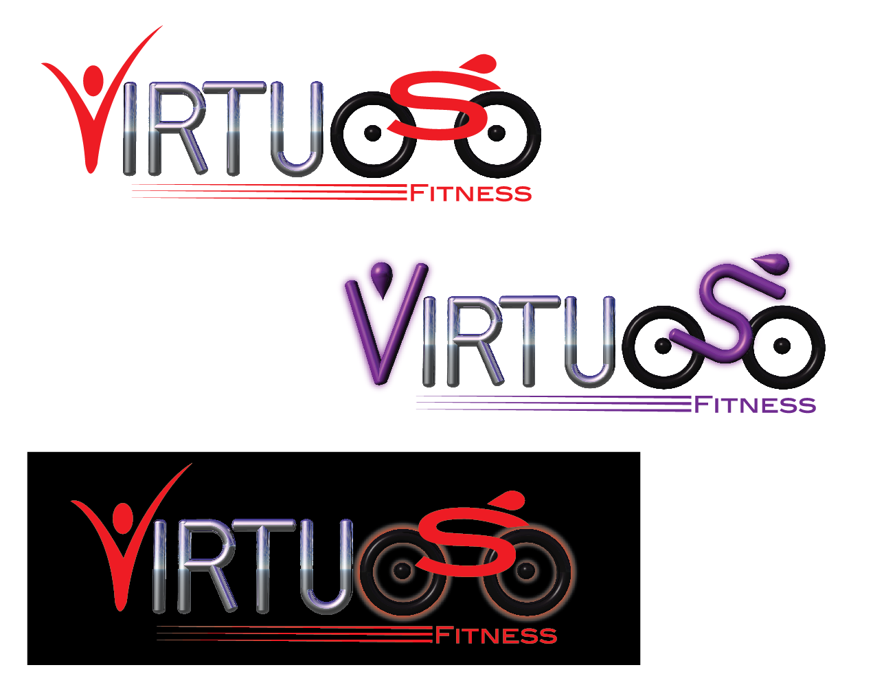 Logo Design by icon Creative Solutions for Virtuoso Fitness | Design #71219