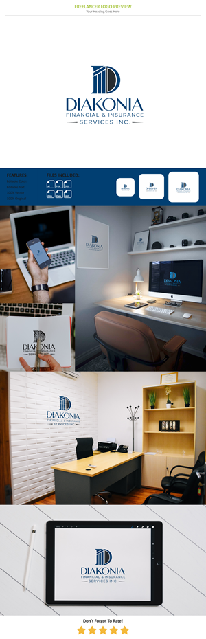 Logo Design by VectorForge for Diakonia Financial & Insurance Services Inc | Design: #34353495