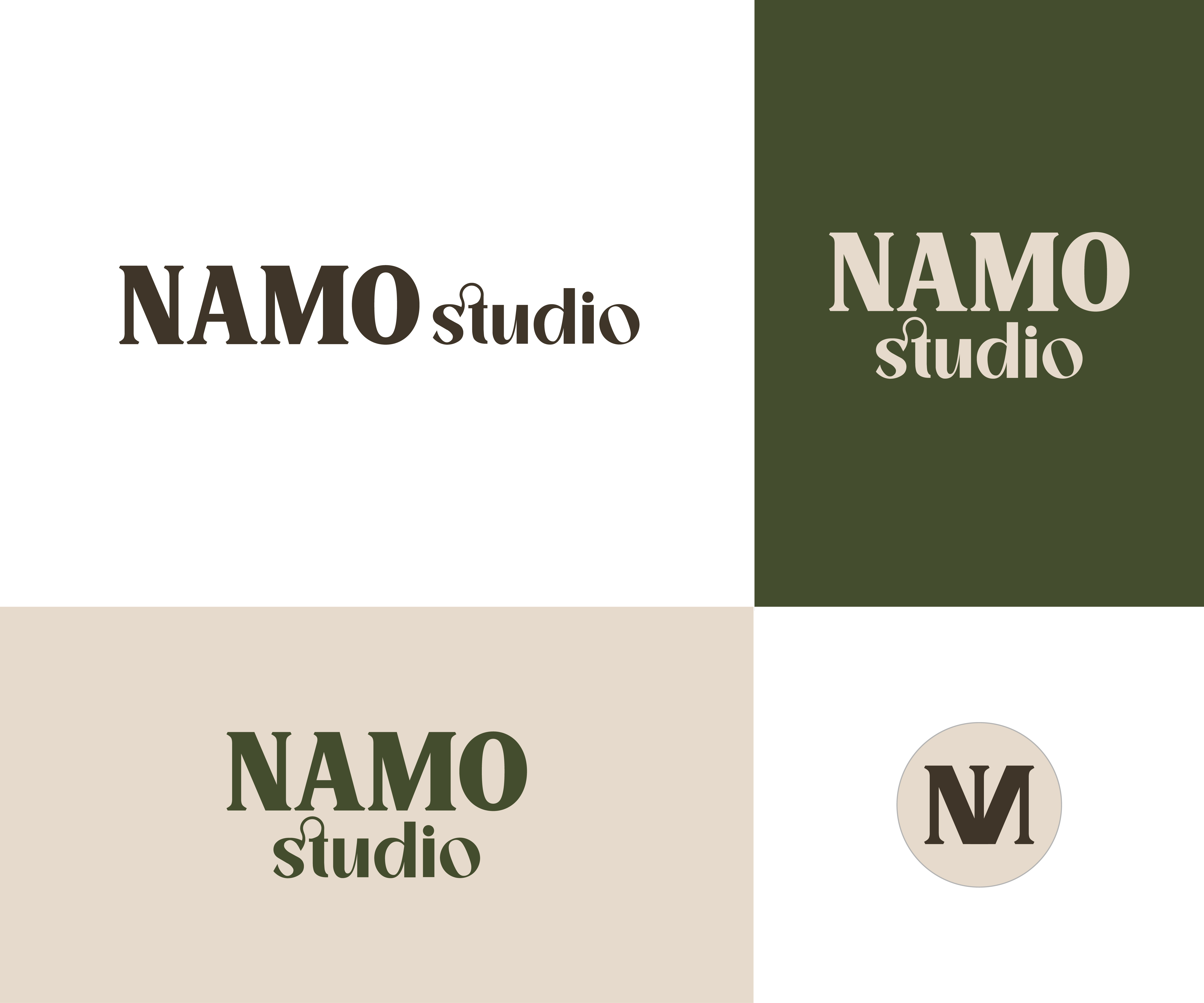 Logo Design by A K Azad 2 for NAMO Studio | Design #34364065