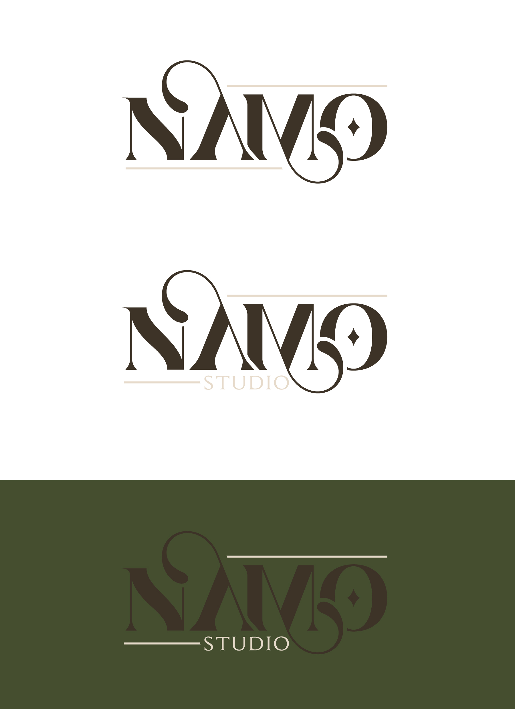 Logo Design by Rubia@ for NAMO Studio | Design #34356398