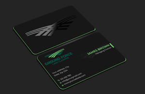 Business Card Design by Expert Bappy for Ground Force Land Clearing | Design: #34354110