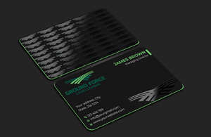 Business Card Design by Expert Bappy for Ground Force Land Clearing | Design: #34354121