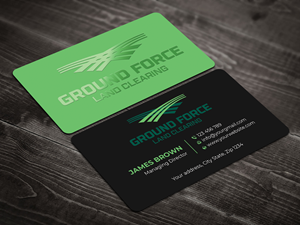 Diseño de Tarjeta de Presentación por Expert Bappy para Ground Force Land Clearing | Diseño: #34354341