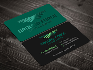 Diseño de Tarjeta de Presentación por Expert Bappy para Ground Force Land Clearing | Diseño: #34354342