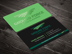 Diseño de Tarjeta de Presentación por Expert Bappy para Ground Force Land Clearing | Diseño: #34354346