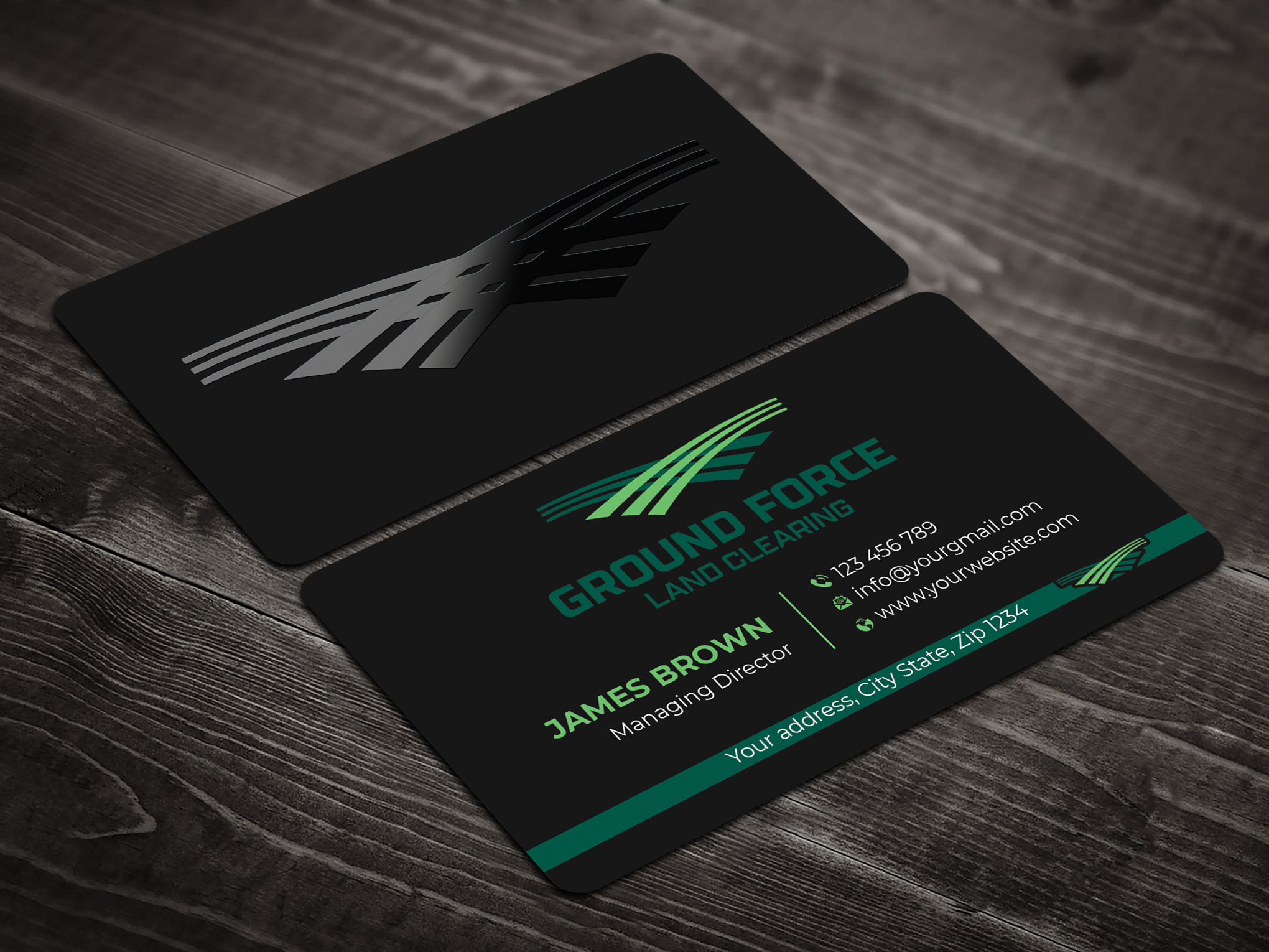 Diseño de Tarjeta de Presentación por Expert Bappy para Ground Force Land Clearing | Diseño #34354352