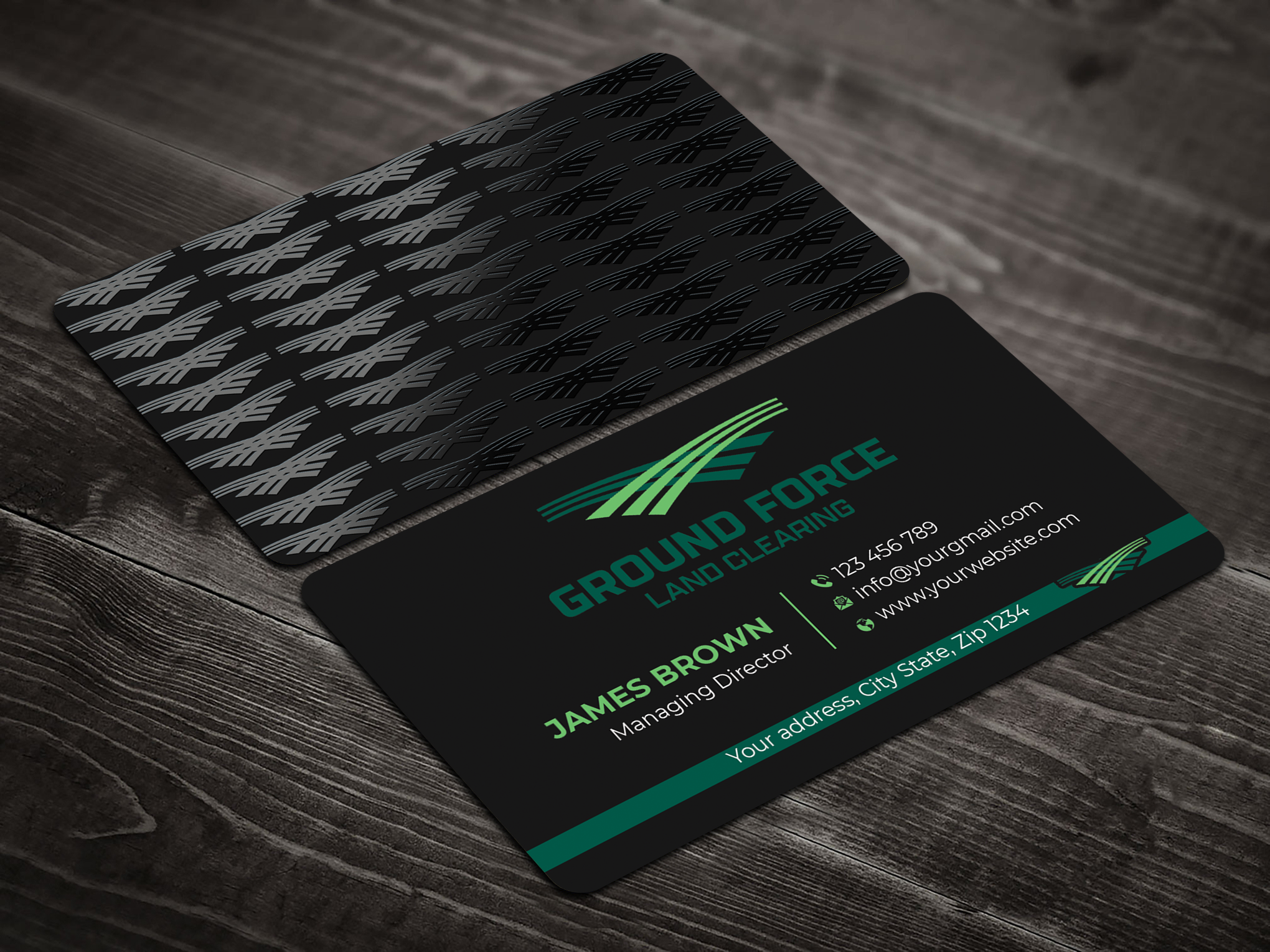 Diseño de Tarjeta de Presentación por Expert Bappy para Ground Force Land Clearing | Diseño #34354353