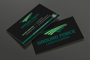 Diseño de Tarjeta de Presentación por Expert Bappy para Ground Force Land Clearing | Diseño: #34354366