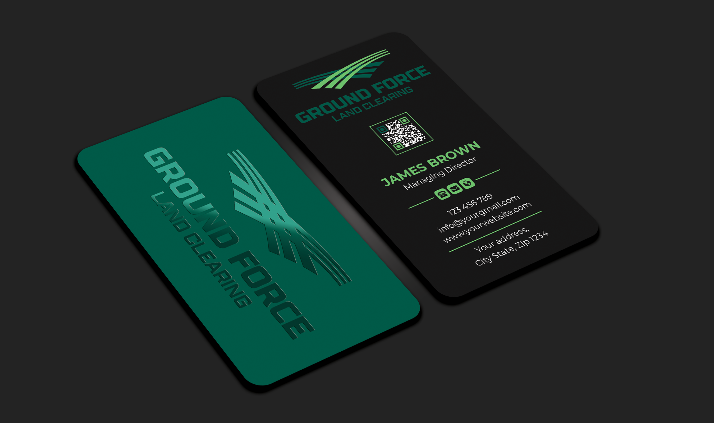 Diseño de Tarjeta de Presentación por Expert Bappy para Ground Force Land Clearing | Diseño #34354453