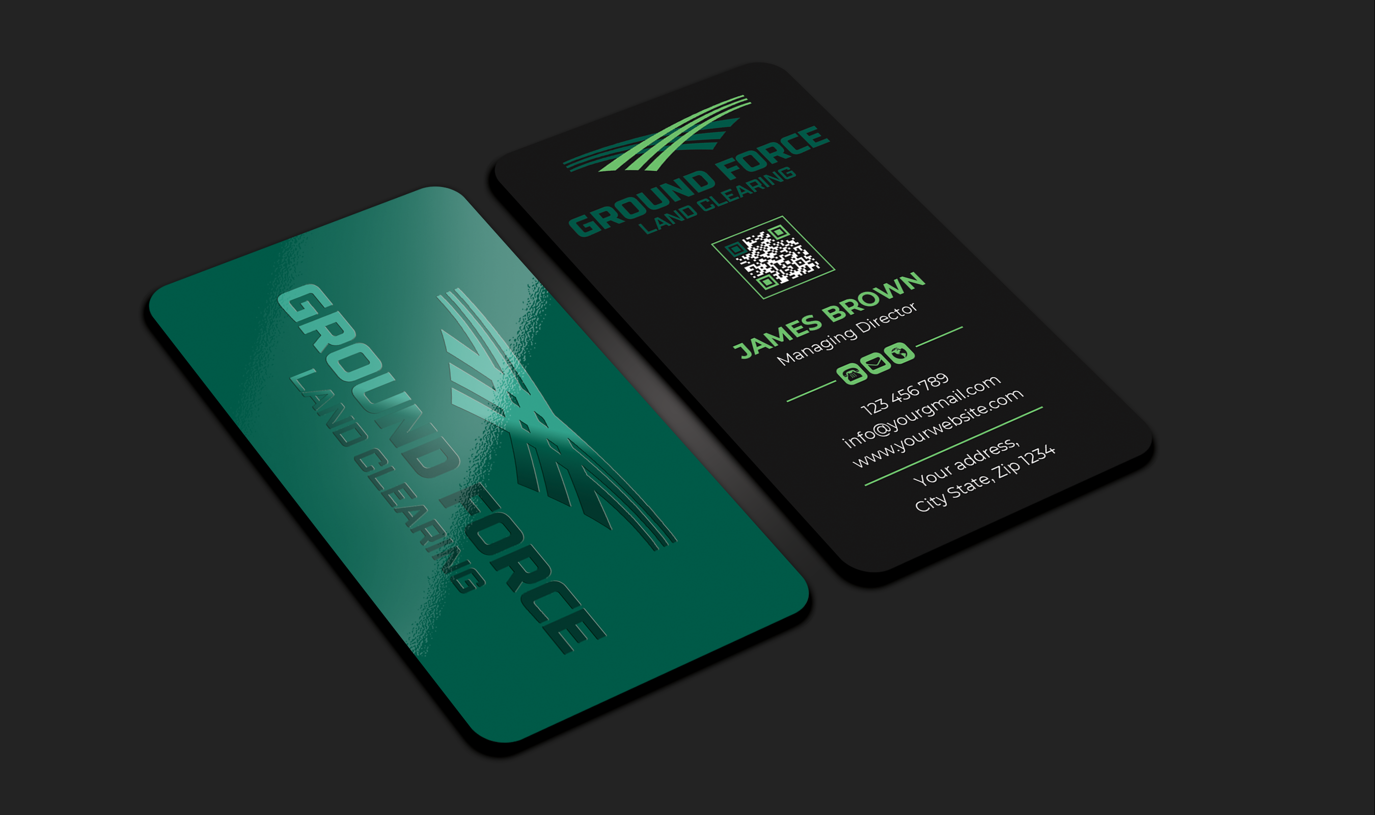 Diseño de Tarjeta de Presentación por Expert Bappy para Ground Force Land Clearing | Diseño #34354456