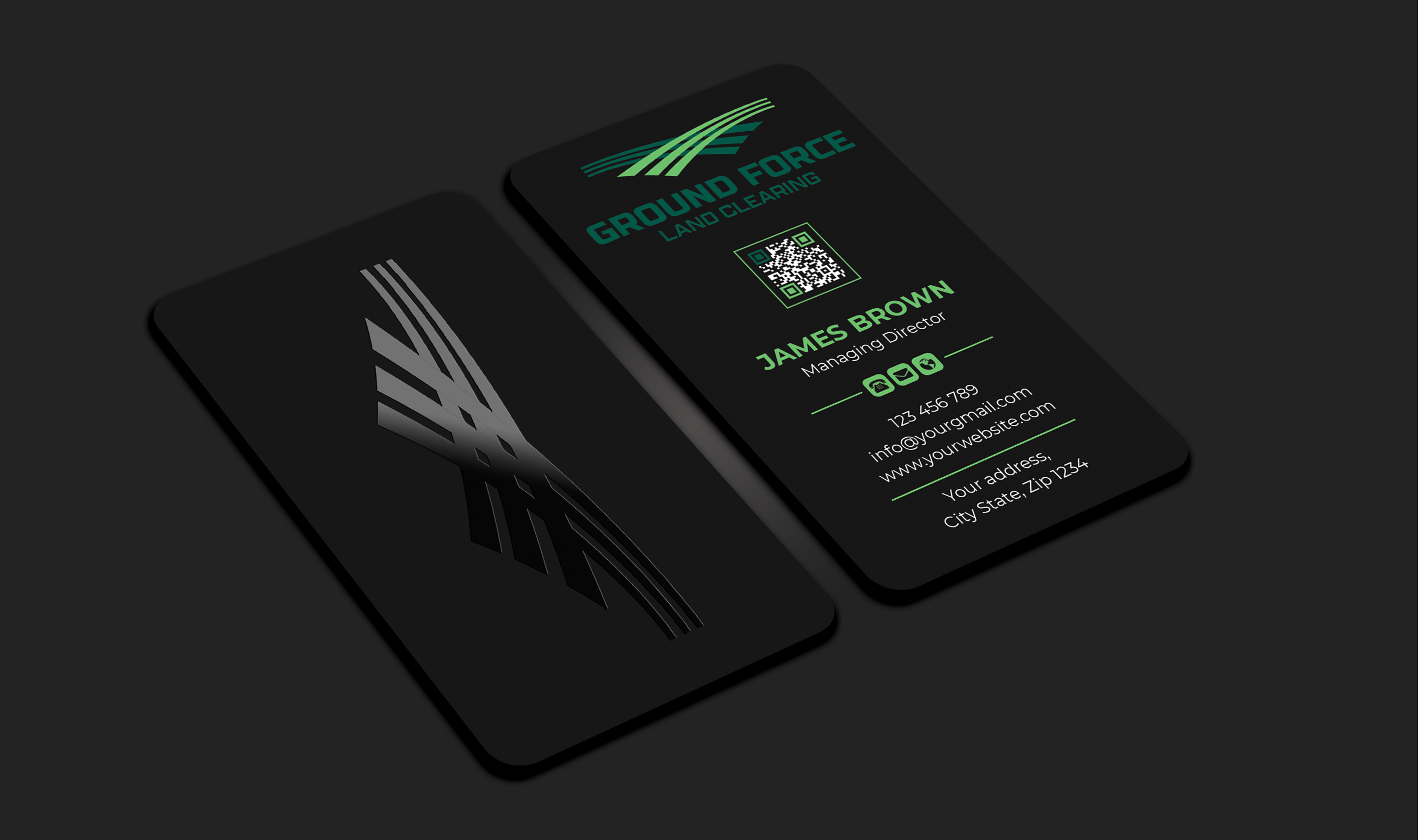 Diseño de Tarjeta de Presentación por Expert Bappy para Ground Force Land Clearing | Diseño #34354466