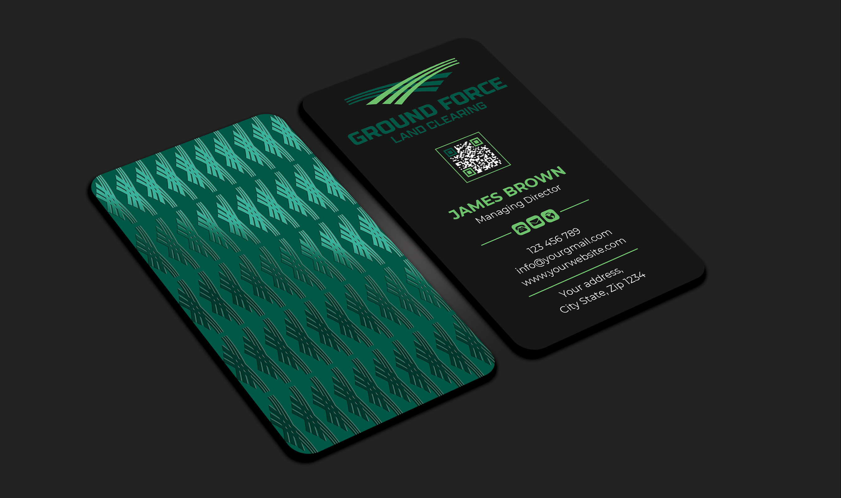 Diseño de Tarjeta de Presentación por Expert Bappy para Ground Force Land Clearing | Diseño #34354480