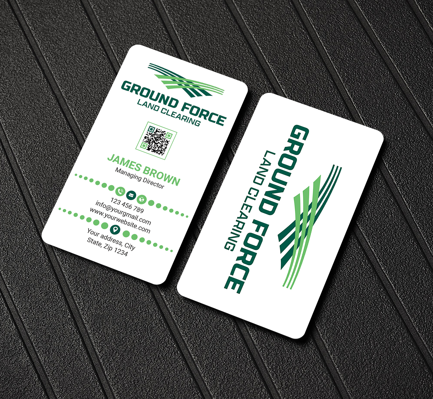 Diseño de Tarjeta de Presentación por Expert Bappy para Ground Force Land Clearing | Diseño #34354954