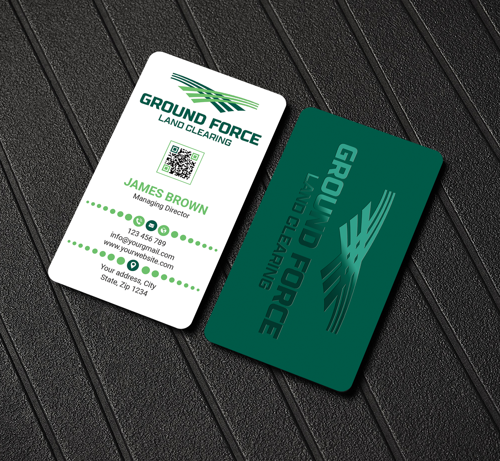 Diseño de Tarjeta de Presentación por Expert Bappy para Ground Force Land Clearing | Diseño #34354956