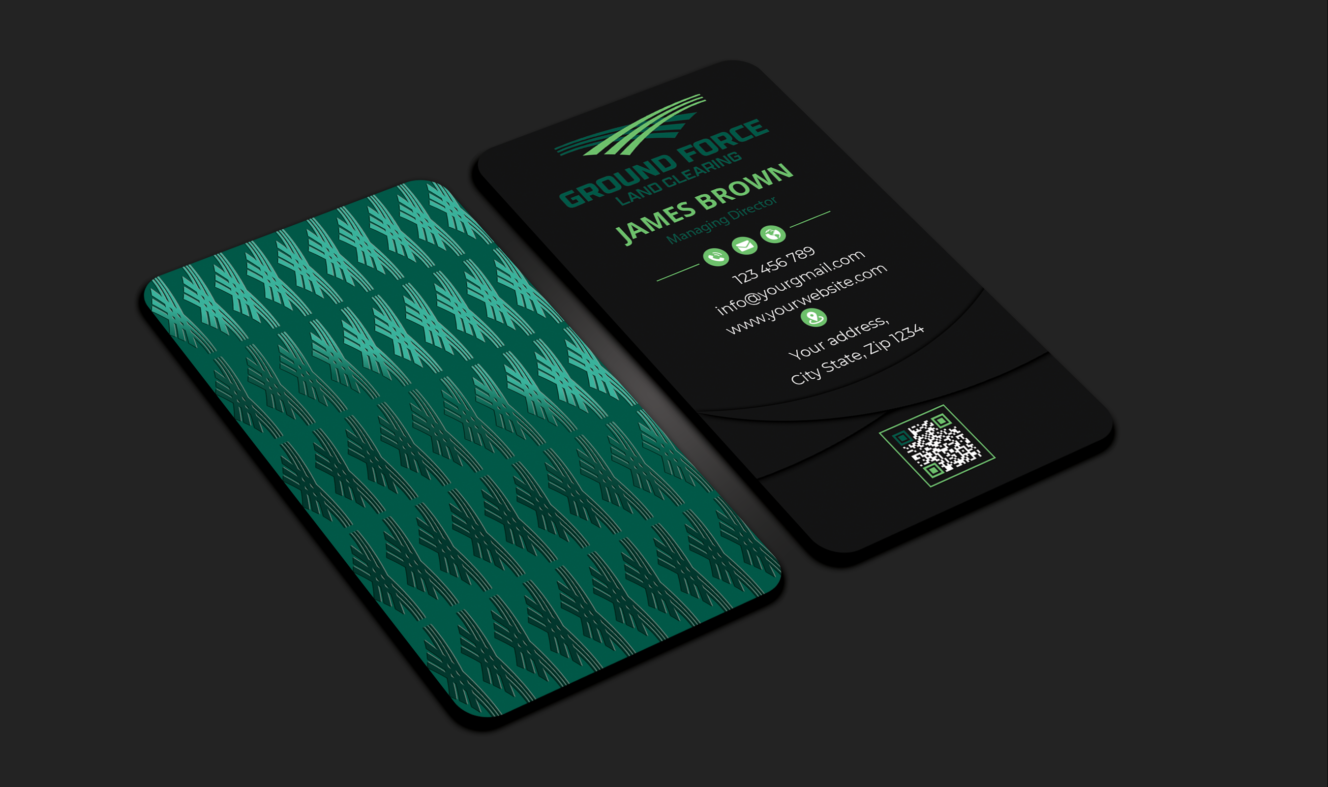 Diseño de Tarjeta de Presentación por Expert Bappy para Ground Force Land Clearing | Diseño #34355029