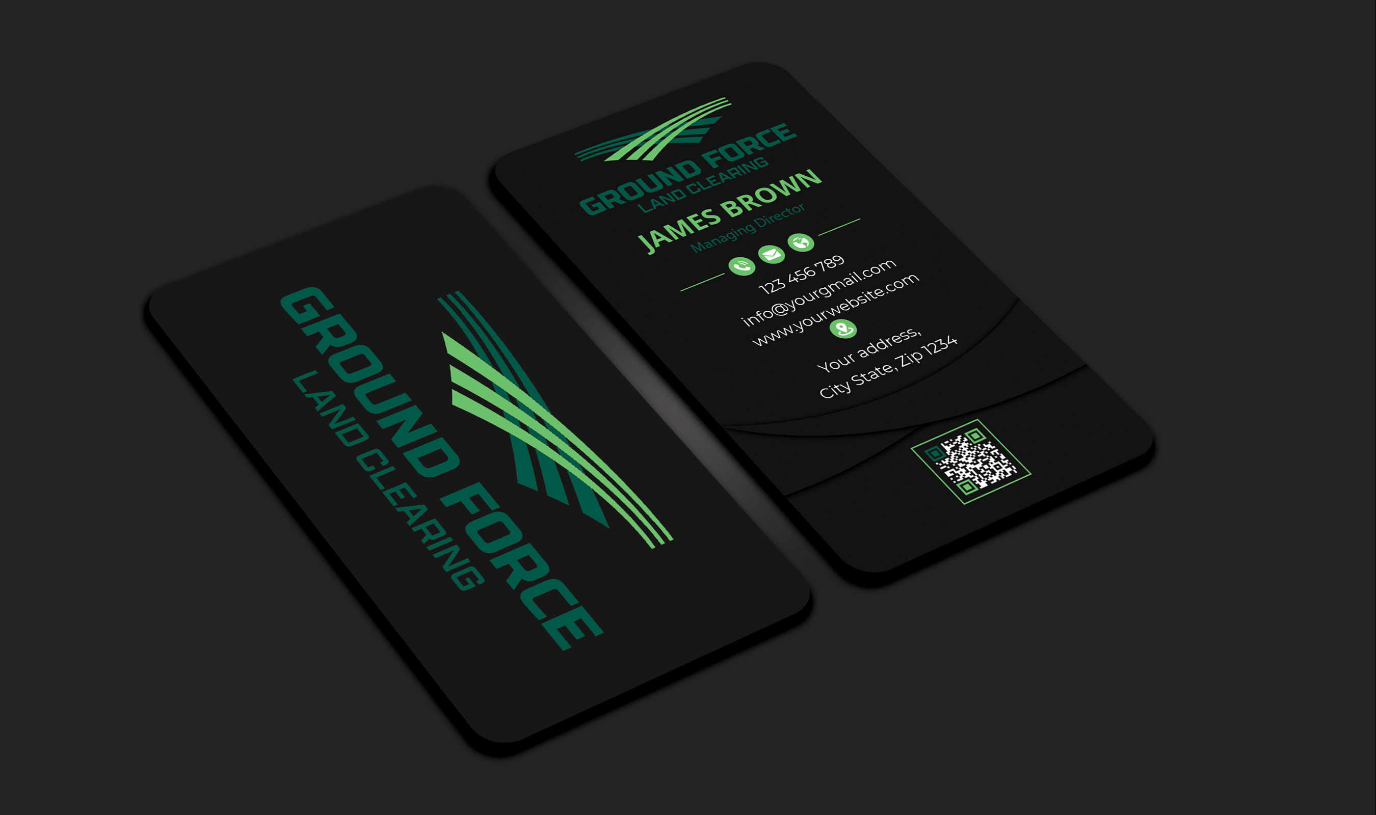 Diseño de Tarjeta de Presentación por Expert Bappy para Ground Force Land Clearing | Diseño #34355034